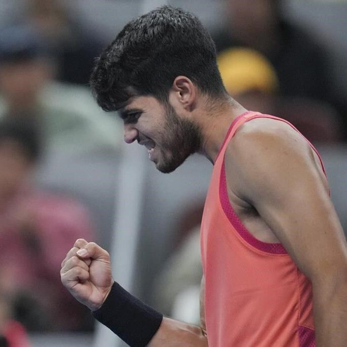 Alcaraz rallies past Sinner to win China Open and make it 3-for-3 against his top rival this year